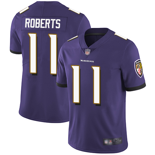 Baltimore Ravens Limited Purple Men Seth Roberts Home Jersey NFL Football #11 Vapor Untouchable->baltimore ravens->NFL Jersey